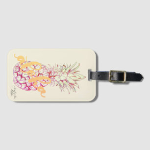 Aloha Pink Pineapple Gepäckanhänger
