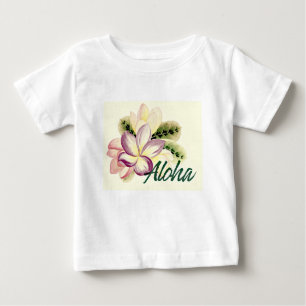 Aloha Plumeria Baby T-shirt