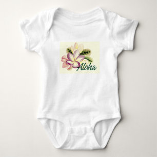 Aloha Plumerie Baby Strampler