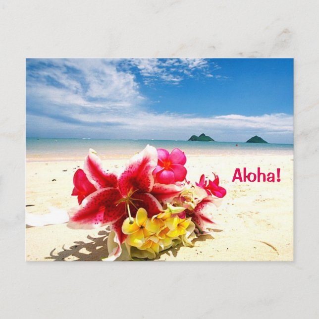 Aloha Post Card Postkarte (Vorderseite)
