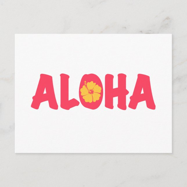 Aloha Postcard Postkarte (Vorderseite)