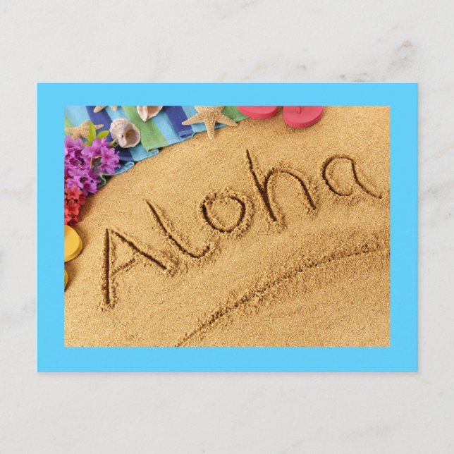 Aloha Postcard Postkarte (Vorderseite)