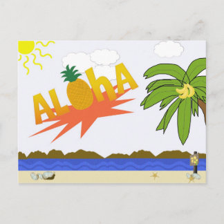ALOHA Postkarte