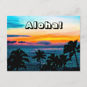 Aloha Postkarte