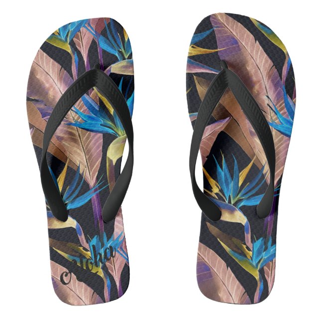 Aloha Print Slippers - Flip Flops (Fußbett)