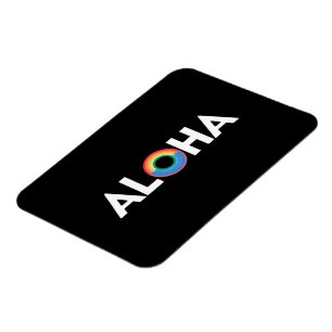 Aloha Rainbow Island Hawaii Stolz LGBTQ Magnet