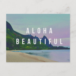 Aloha Schön, Haena Hawaii Postkarte