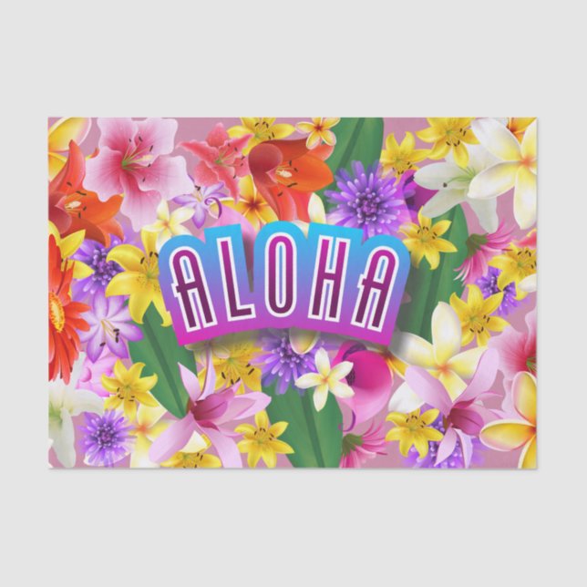 Aloha! Seidenpapier (Vorderseite)