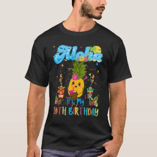 Aloha sein 10. Geburtstag 10 Jahre Kinder Hawaiian T-Shirt