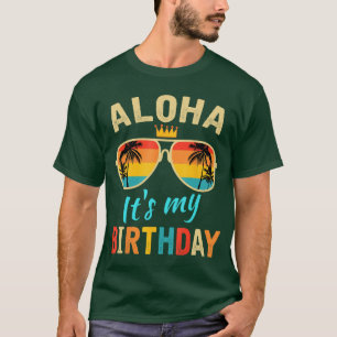 Aloha sein Geburtstag Tropisches Party Luau Kostüm T-Shirt