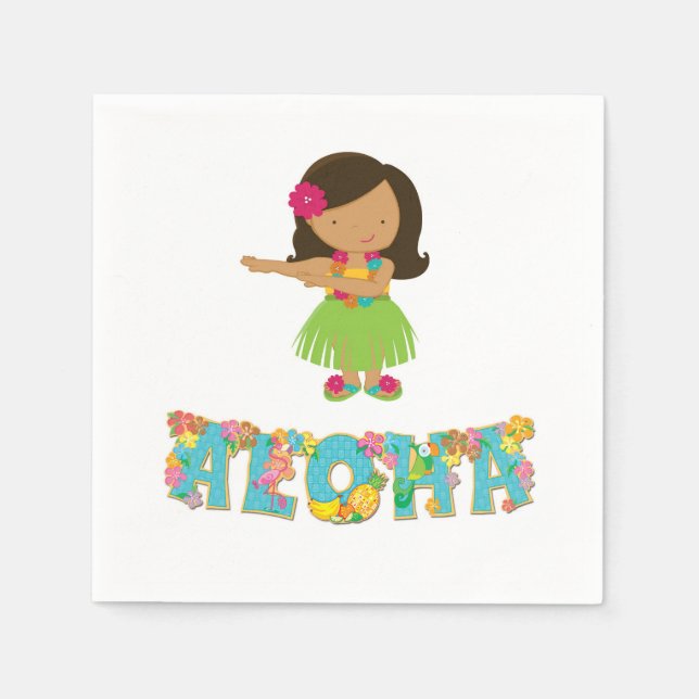 Aloha Serviette (Vorderseite)