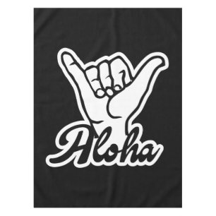 Aloha Shaka Hand, Hang Loose-Zeichen Tischdecke