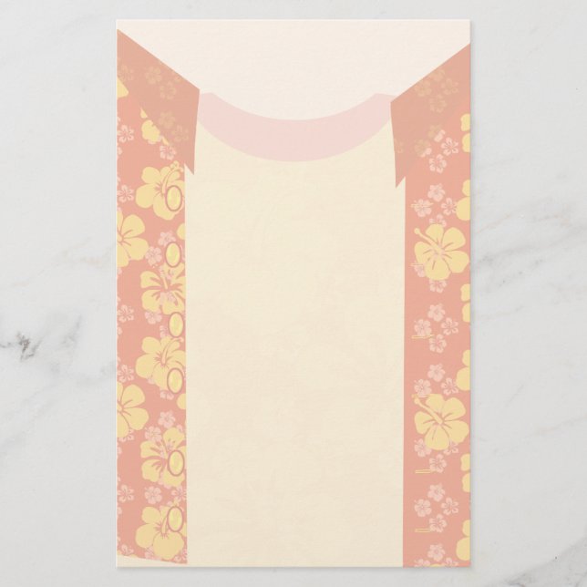 Aloha Shirt Stationery Briefpapier (Vorderseite)