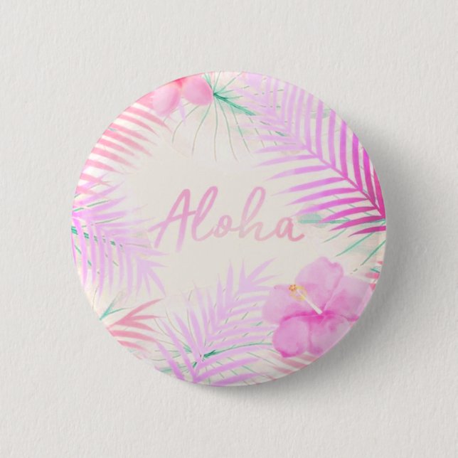 Aloha Sommer Button (Vorderseite)