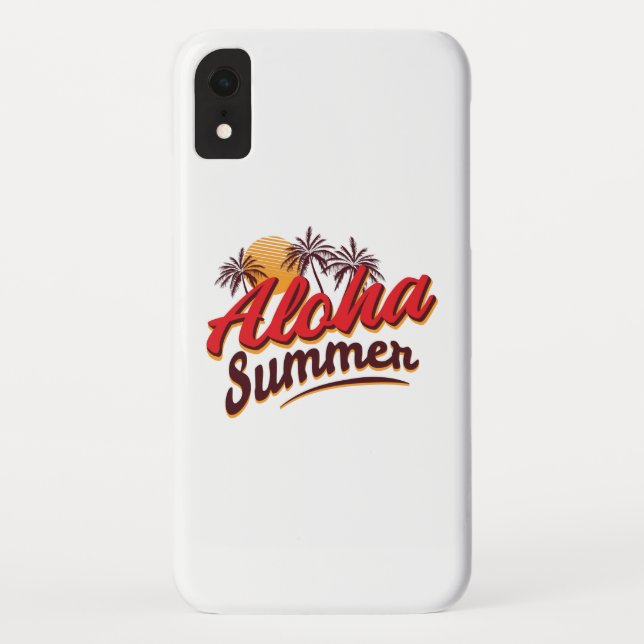 Aloha Sommer Case-Mate iPhone Hülle (Rückseite)
