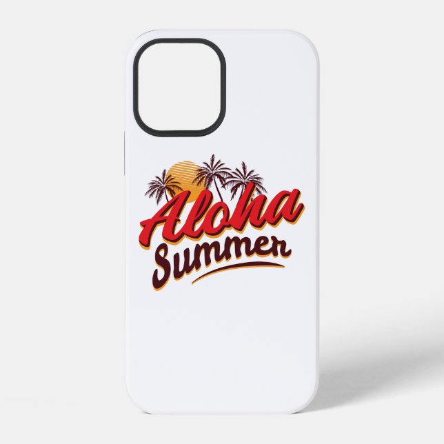 Aloha Sommer iPhone Hülle (Rückseite)
