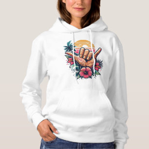Aloha Spirit - Hawaiian Shaka Art Hoodie