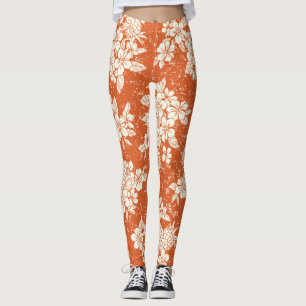 Aloha Spirit: Hibiskus-Ananas Harmonie. Leggings