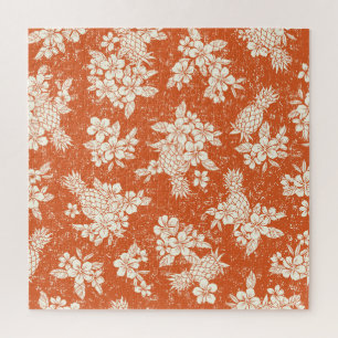 Aloha Spirit: Hibiskus-Ananas Harmonie. Puzzle