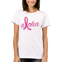 Aloha Spirit Pink Ribbon Design für Brustkrebs