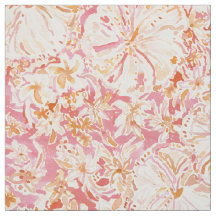 ALOHA STAAT Pfirsichtropischer Watercolor mit