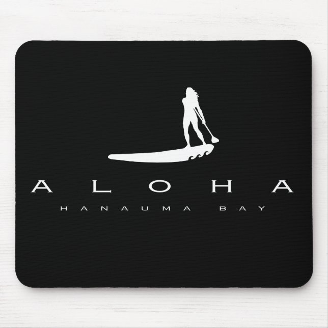 Aloha stehen Hawaii oben schaufelnd Mousepad (Vorne)