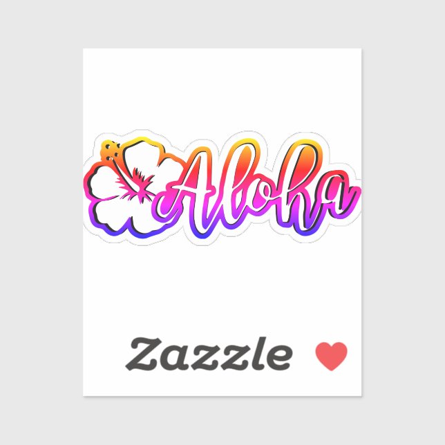 Aloha Sticker (Blatt)