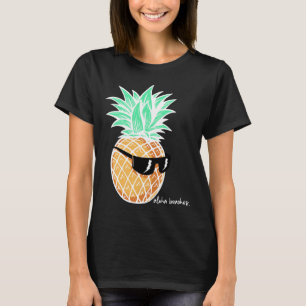 Aloha-Strände Ananas Sommer Strand Tropisch Vaca T-Shirt