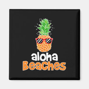 Aloha Strände Ananas Sungles Hawaiian Y'all Vac Magnet