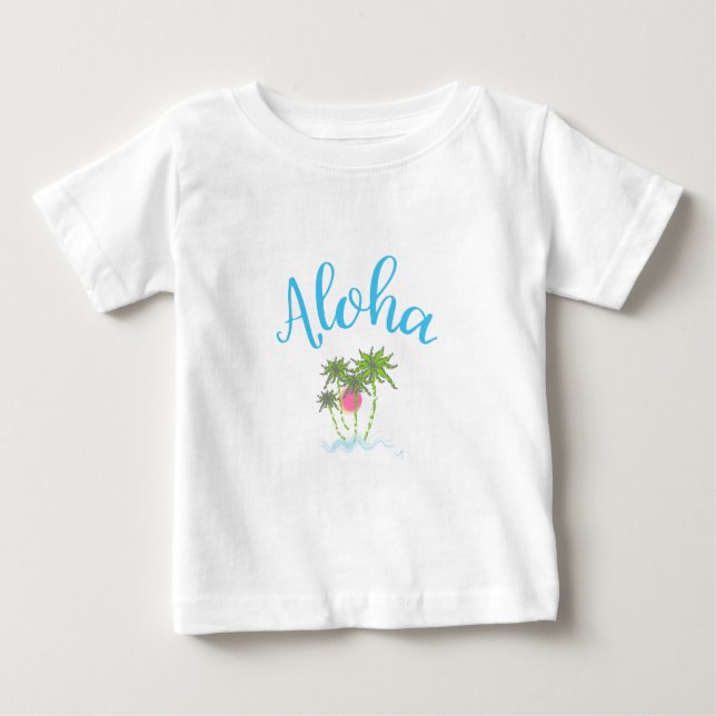 Aloha-Strände, Hawaiianischer Urlaub Cool Baby T-shirt (Vorderseite)