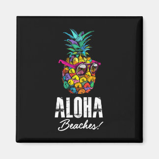Aloha Strände! Lustige hawaiianische und Sommerfer Magnet