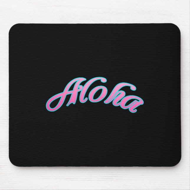Aloha Strände Lustiger Strand Kokosnuss Schirm Get Mousepad (Vorne)