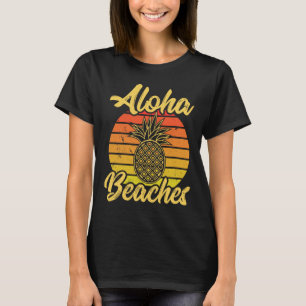 Aloha-Strände Lustiger Tropischer Hawaii-Urlaub T-Shirt