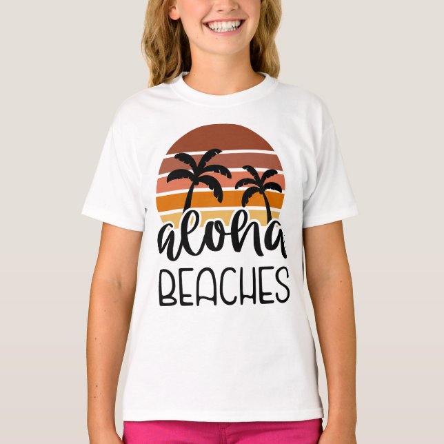 Aloha-Strände  T-Shirt (Vorderseite)