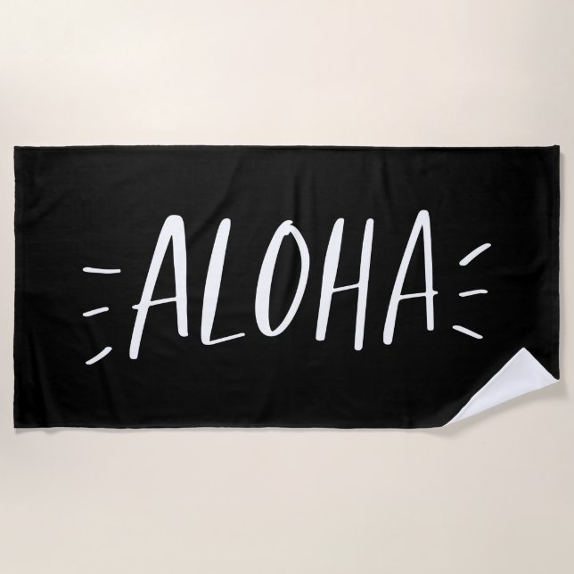 Aloha Strandtuch (Vorderseite)