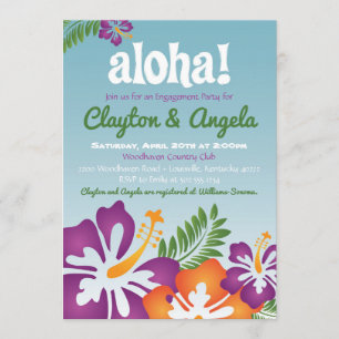 Aloha Summer Luau Einladung