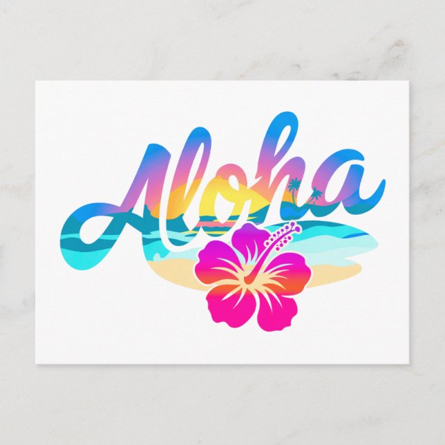 Aloha Summer Postkarte (Vorderseite)