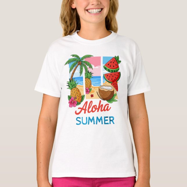 Aloha Summer T-Shirt (Vorderseite)