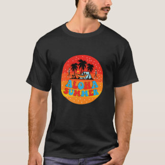 Aloha Summer Vacay Squad Summer Holidays Family Tr T-Shirt