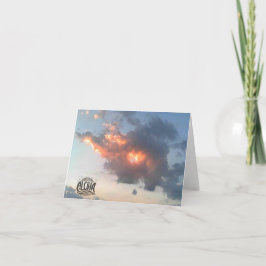 Aloha Sunset Blank Greeting Card Dankeskarte