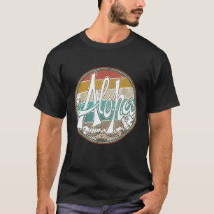 Aloha Surf Hawaii Surfboard Vintag Retro T-Shirt