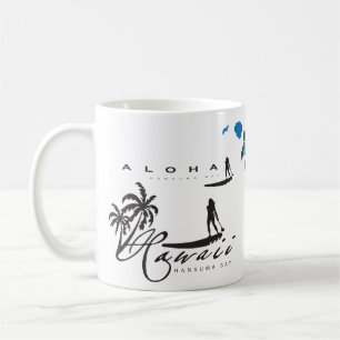 Aloha surfende Hawaii-Inseln Kaffeetasse