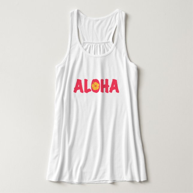 Aloha Tank Top (Design Vorderseite)