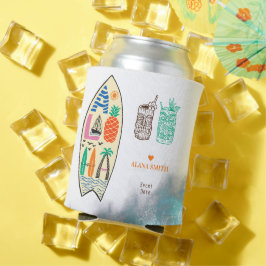 Aloha TIKI Surfboard Tropical Luau Hawaiian Party Dosenkühler