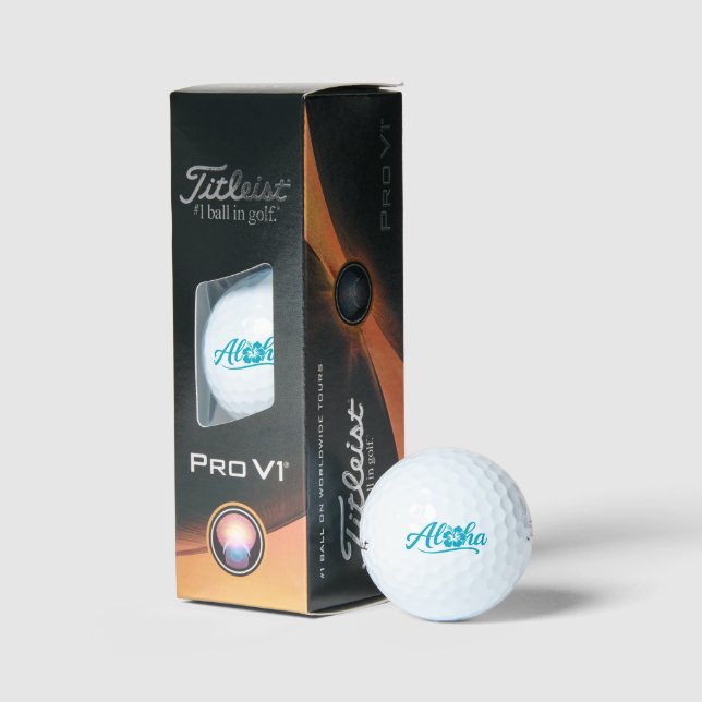 Aloha Titleist Golfbälle (Verpackung)