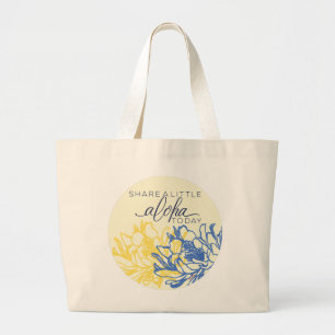 Aloha Tote Bag Heute ein wenig Aloha teilen Jumbo Stoffbeutel