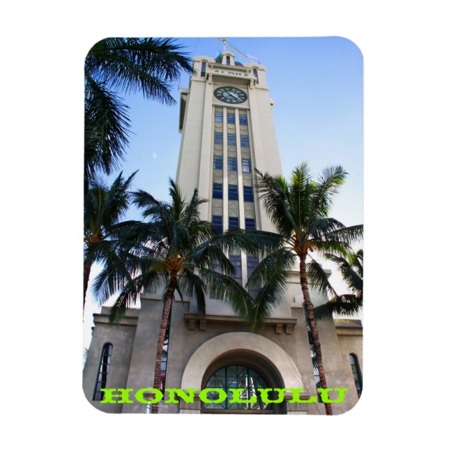 Aloha Tower Magnet : Honolulu, O'ahu, Hawai'i (Vertikal)