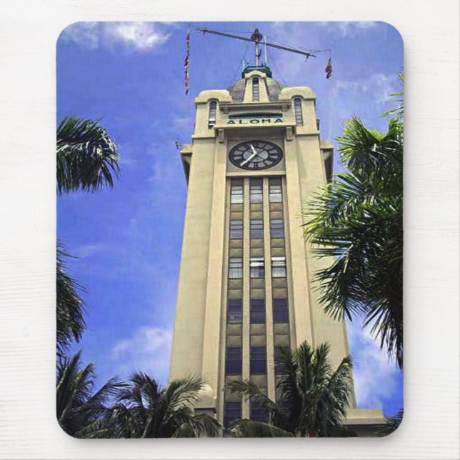 Aloha Tower Mousepad (Vorne)