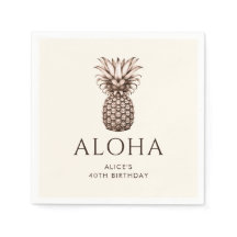 Aloha-Tropenparty mit Ananas
