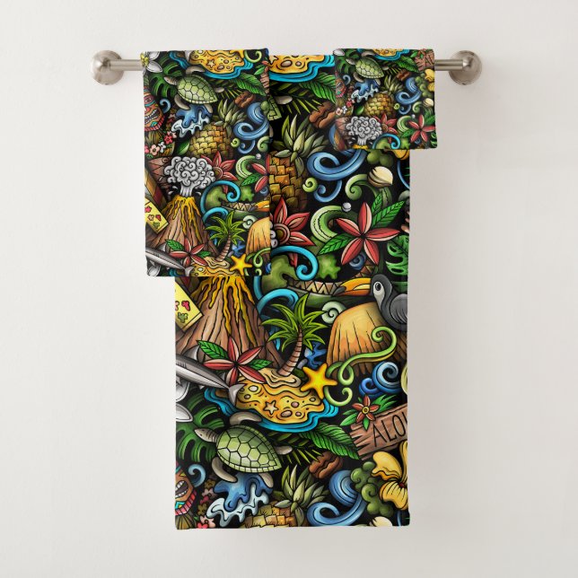 ALOHA Tropical Badhandtuch Set (Insitu)